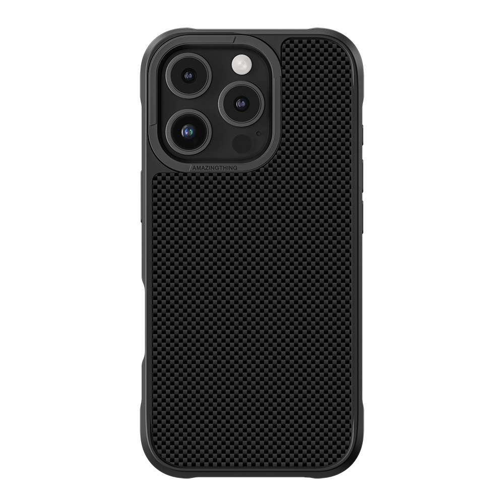 Amazing Thing Titan Max Bulletproof Grade Fibre 600D telefontok - iPhone 16 Pro fekete Amazing Thing Titan Max Bulletproof Grade Fibre 600D telefontok - iPhone 16 Pro fekete