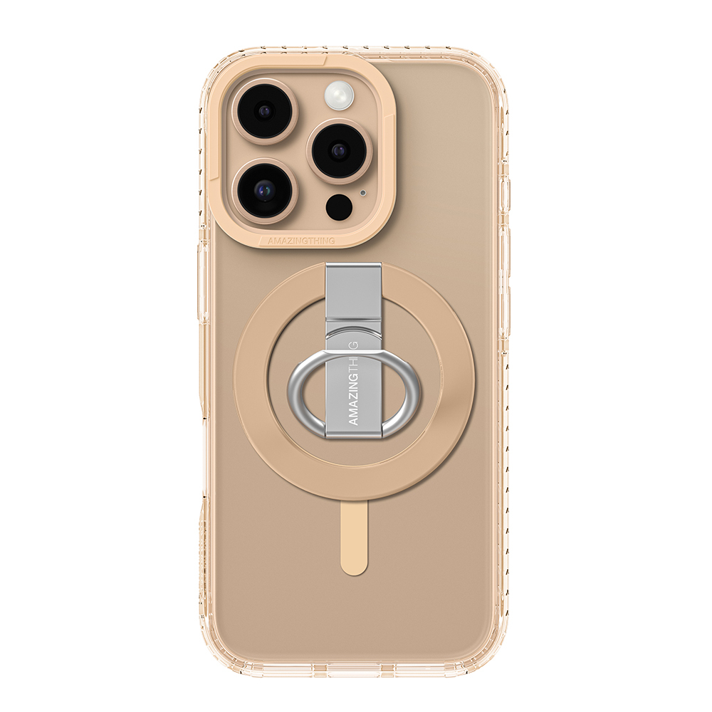 Amazing Thing Titan Pro Mag Ring Grip telefontok - iPhone 16 Pro Max rosé Amazing Thing Titan Pro Mag Ring Grip telefontok - iPhone 16 Pro Max rosé