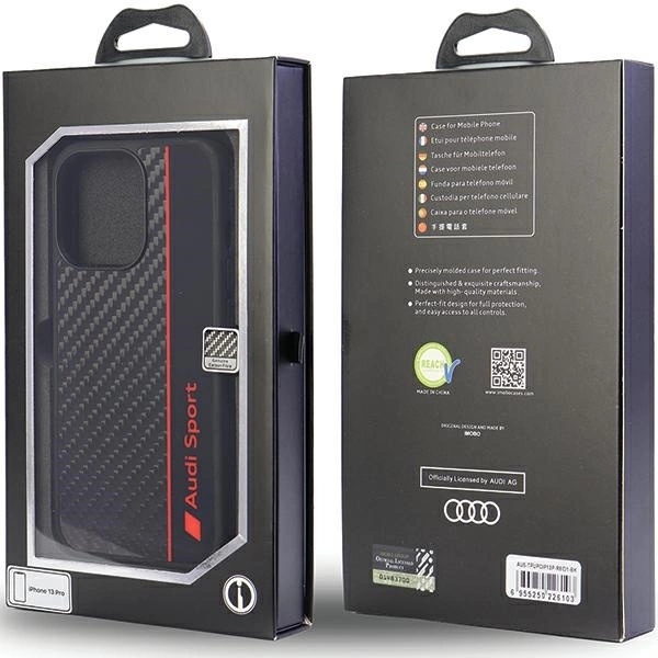 Audi-Carbon-Fiber-Stripe-telefontok-iPhone-13-Pro-13-fekete-4