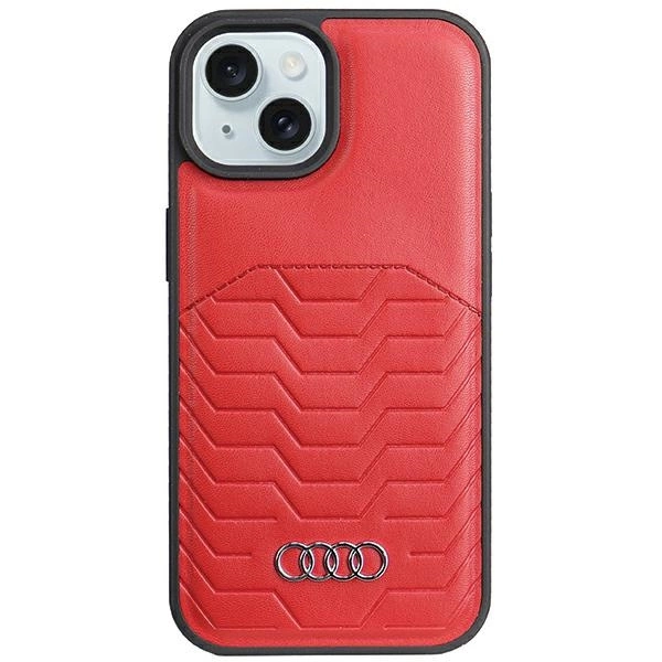 Audi Synthetic Leather telefontok - iPhone 15