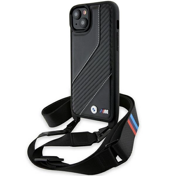 BMW M Edition Carbon Stripe & Strap telefontok - iPhone 15 Plus