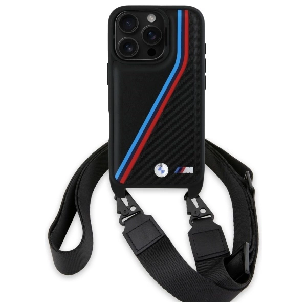 BMW-M-Edition-Carbon-Tricolor-Lines-Strap-telefontok-iPhone-16-Pro-fekete-1