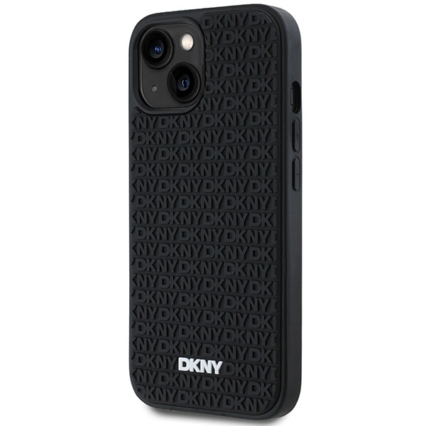 DKNY-3D-Rubber-Repeat-Pattern-telefontok-iPhone-15-Plus-fekete-1