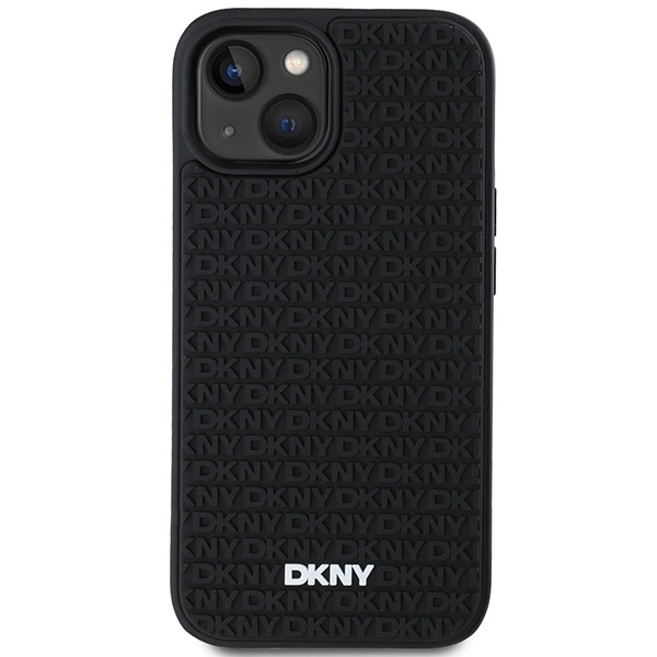 DKNY-3D-Rubber-Repeat-Pattern-telefontok-iPhone-15-Plus-fekete-2