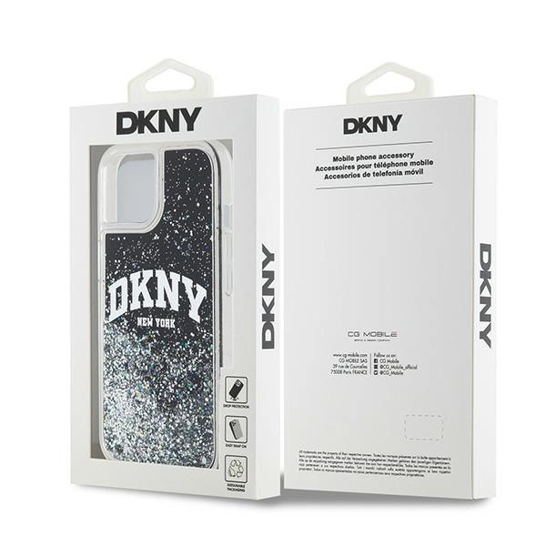 DKNY-Liquid-Glitter-Big-Logo-telefontok-iPhone-15-14-13-fekete-7