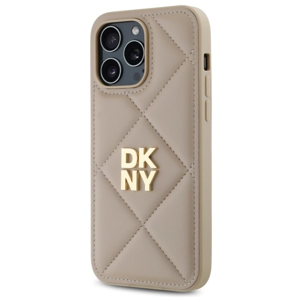 DKNY-Quilted-Stack-Logo-telefontok-iPhone-14-Pro-bezs-1