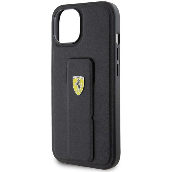 Ferrari-Grip-Stand-Metal-Logo-telefontok-iPhone-15-fekete-5
