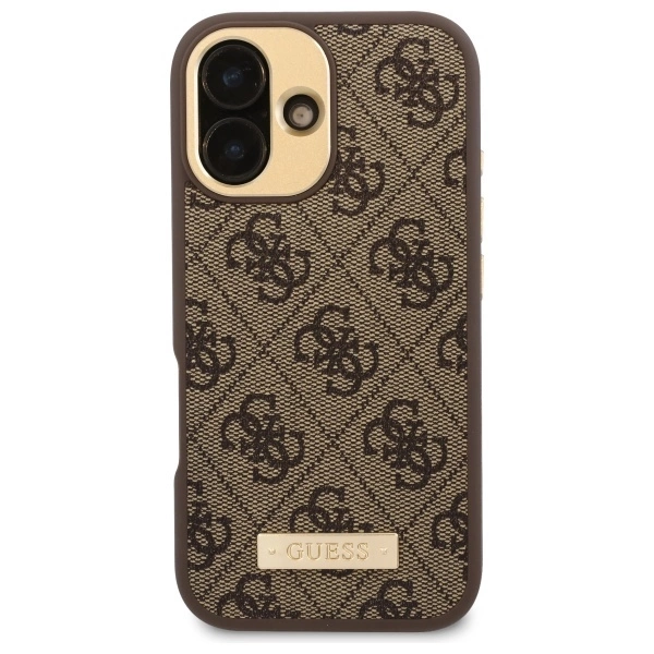 Guess-4G-Logo-Plate-MagSafe-telefontok-iPhone-16-barna-2