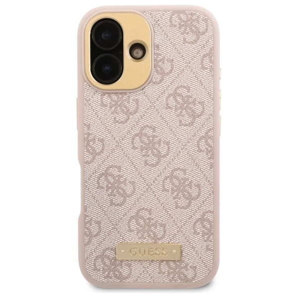 Guess-4G-Logo-Plate-MagSafe-telefontok-iPhone-16-rozsaszin-2