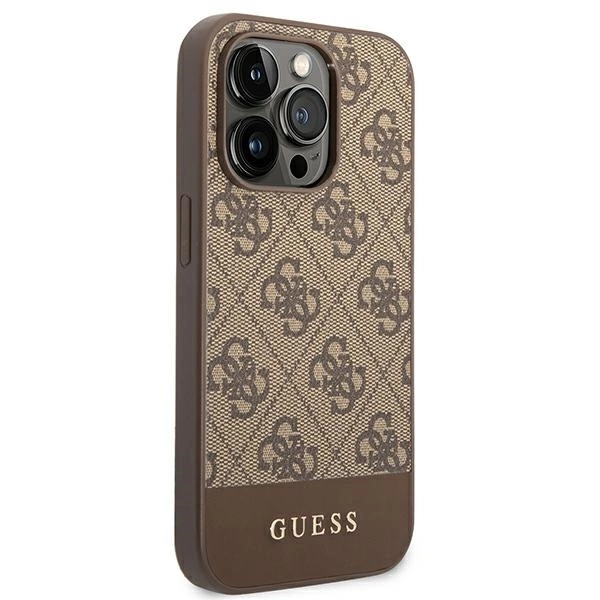 Guess-4G-Stripe-Collection-telefontok-iPhone-14-Pro-barna-3