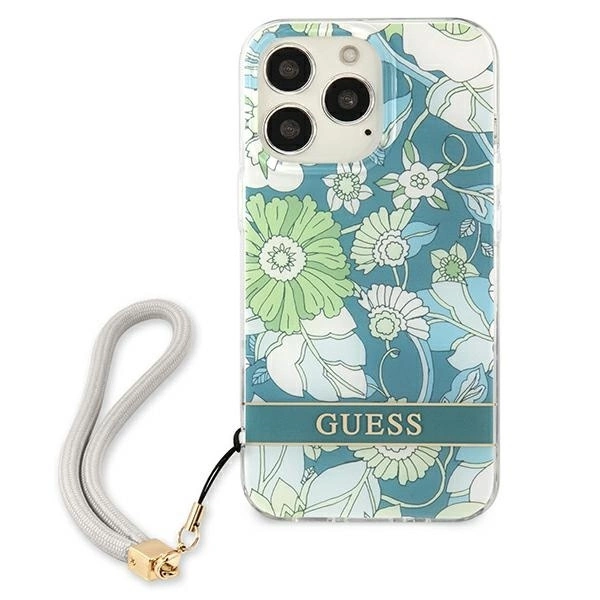 Guess-Flower-Strap-telefontok-iPhone-13-13-Pro-zold-2