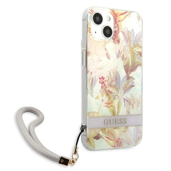 Guess-Flower-Strap-telefontok-iPhone-13-mini-viola-3