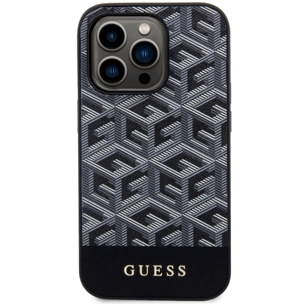 Guess-GCube-Stripes-MagSafe-telefontok-iPhone-14-Pro-Max-fekete-2