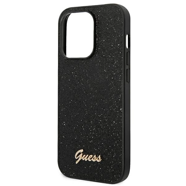 Guess-Glitter-Script-telefontok-iPhone-14-Pro-fekete-5