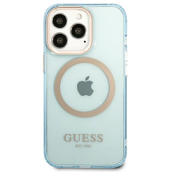 Guess-Gold-Outline-Translucent-MagSafe-telefontok-iPhone-13-Pro-13-kek-2