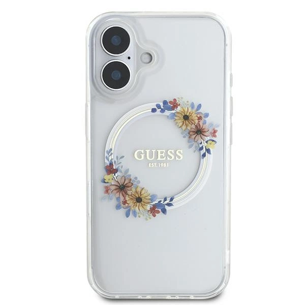 Guess-IML-Flowers-Wreatch-MagSafe-telefontok-iPhone-16-Plus-atlatszo-2
