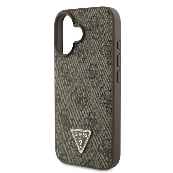 Guess-Leather-Metal-Logo-Strass-Crossbody-telefontok-iPhone-16-barna-5