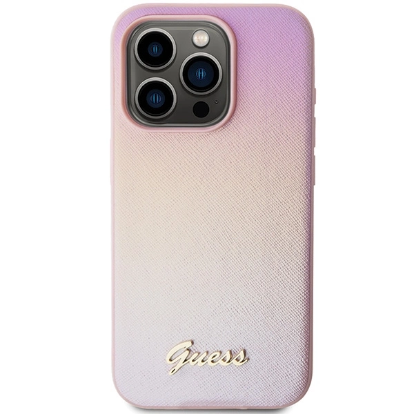 Guess-Saffiano-Iridescent-Script-telefontok-iPhone-15-Pro-Max-rozsaszin-2