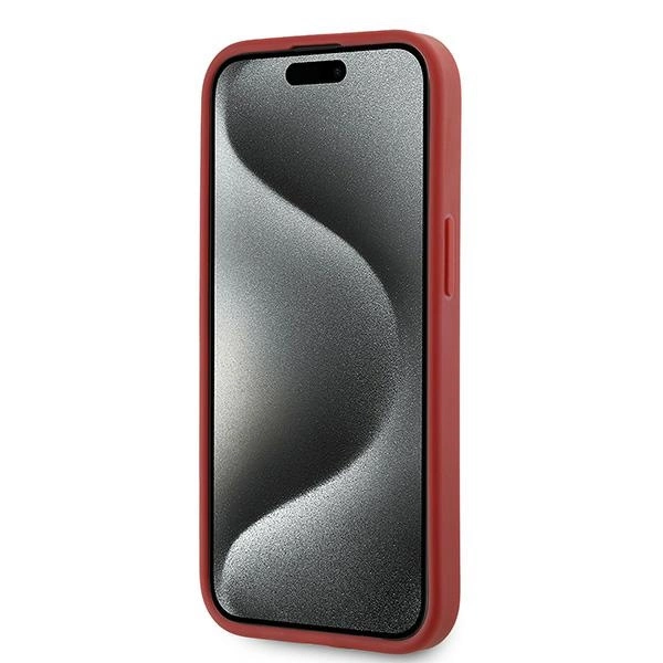 Karl-Lagerfeld-Diagonal-Quilted-Script-telefontok-iPhone-15-14-13-piros-4