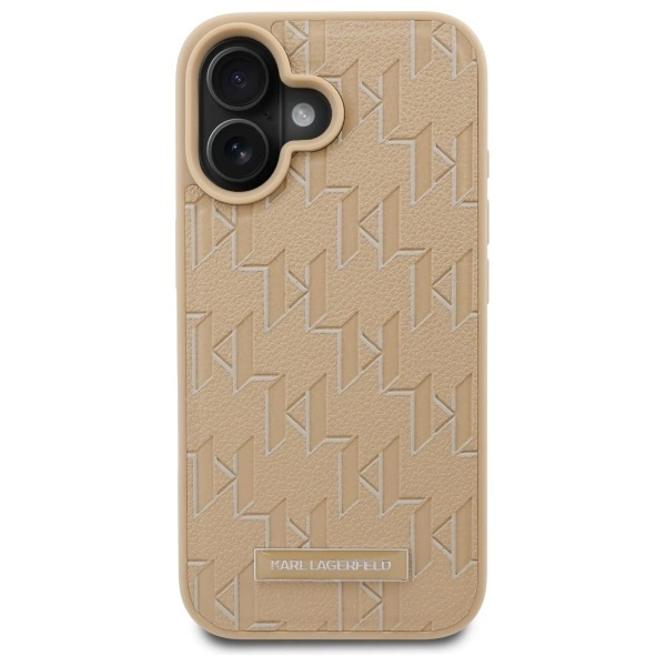 Karl-Lagerfeld-Hot-Stamp-Magsafe-telefontok-iPhone-16-bezs-2