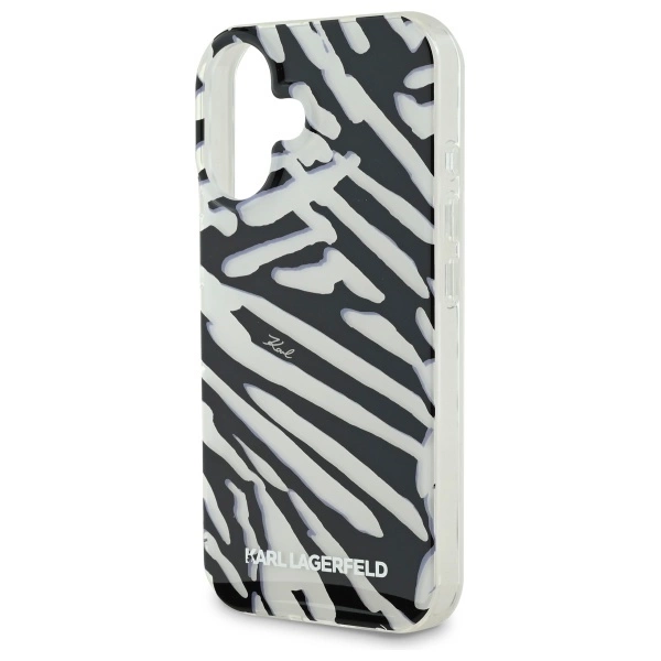 Karl-Lagerfeld-IML-Zebra-Pattern-Cord-telefontok-iPhone-16-fekete-4