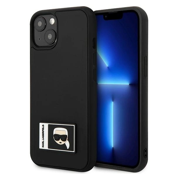 Karl Lagerfeld Ikonik Patch telefontok - iPhone 13 - fekete