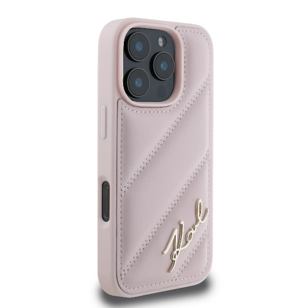 Karl-Lagerfeld-Quilted-Signature-telefontok-iPhone-16-Pro-rozsaszin-3