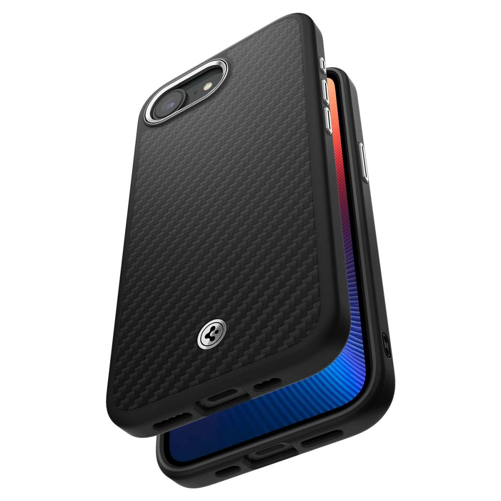Spigen-Enzo-Aramid-Mag-telefontok-iPhone-16e-fekete-6