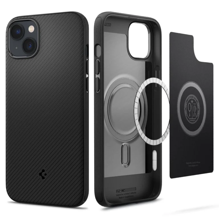 Spigen Mag Armor telefontok - iPhone 14 Plus - fekete