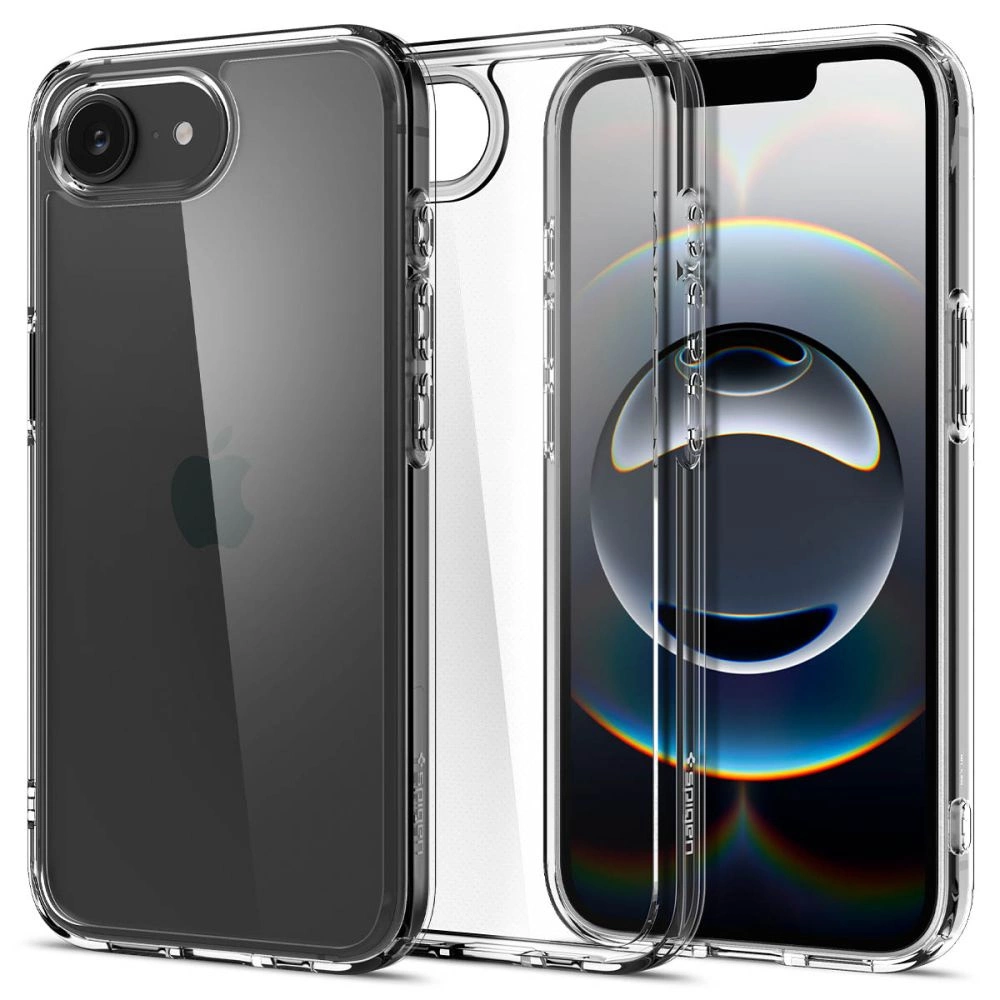 Spigen Ultra Hybrid telefontok - iPhone 16e - átlátszó Spigen Ultra Hybrid telefontok - iPhone 16e - átlátszó