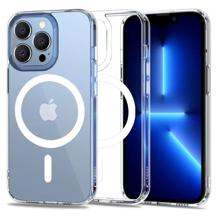 Tech-Protect MagMat MagSafe telefontok - iPhone 13 Pro - átlátszó