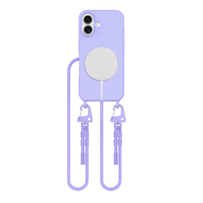 Tech-Protect MagNecklace MagSafe telefontok - iPhone 16 - viola