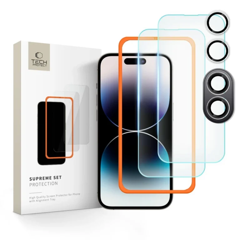 Tech-Protect Supreme Set telefontok - iPhone 16 - átlátszó