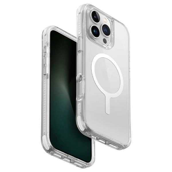UNIQ Combat Magclick Charging telefontok - iPhone 16 Pro - fehér