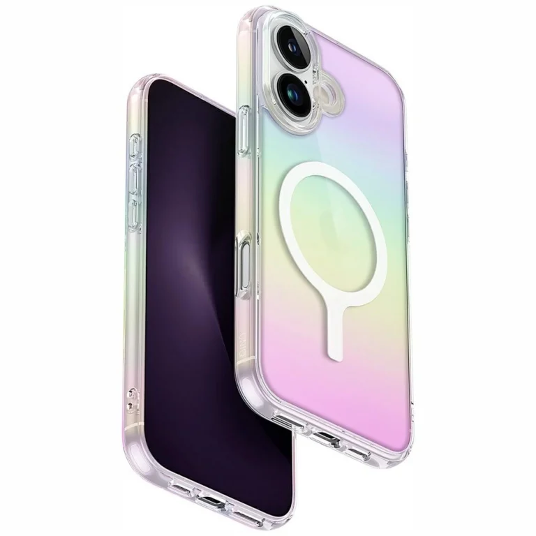 UNIQ Iridescia Magclick Charging telefontok - iPhone 16 Plus - színes