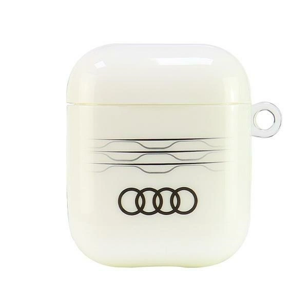 Audi IML Geometric Pattern - AirPods tok - fehér