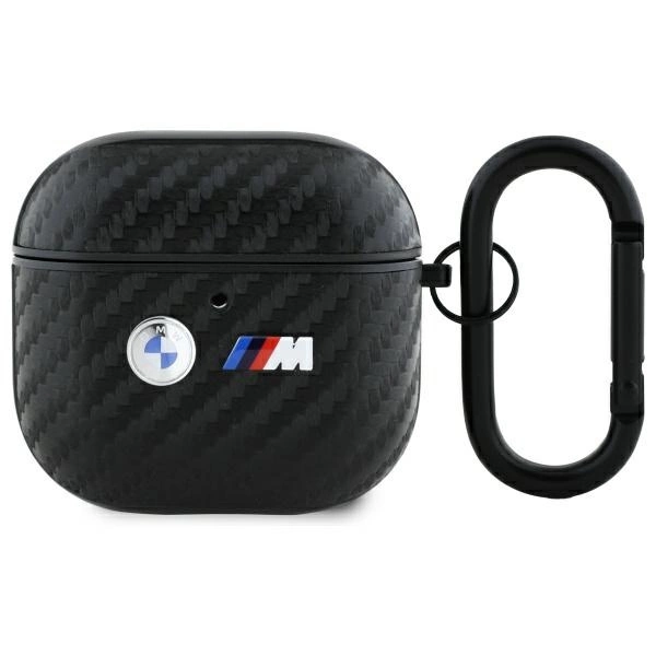 BMW Carbon Double Metal Logo - AirPods 4 tok - fekete