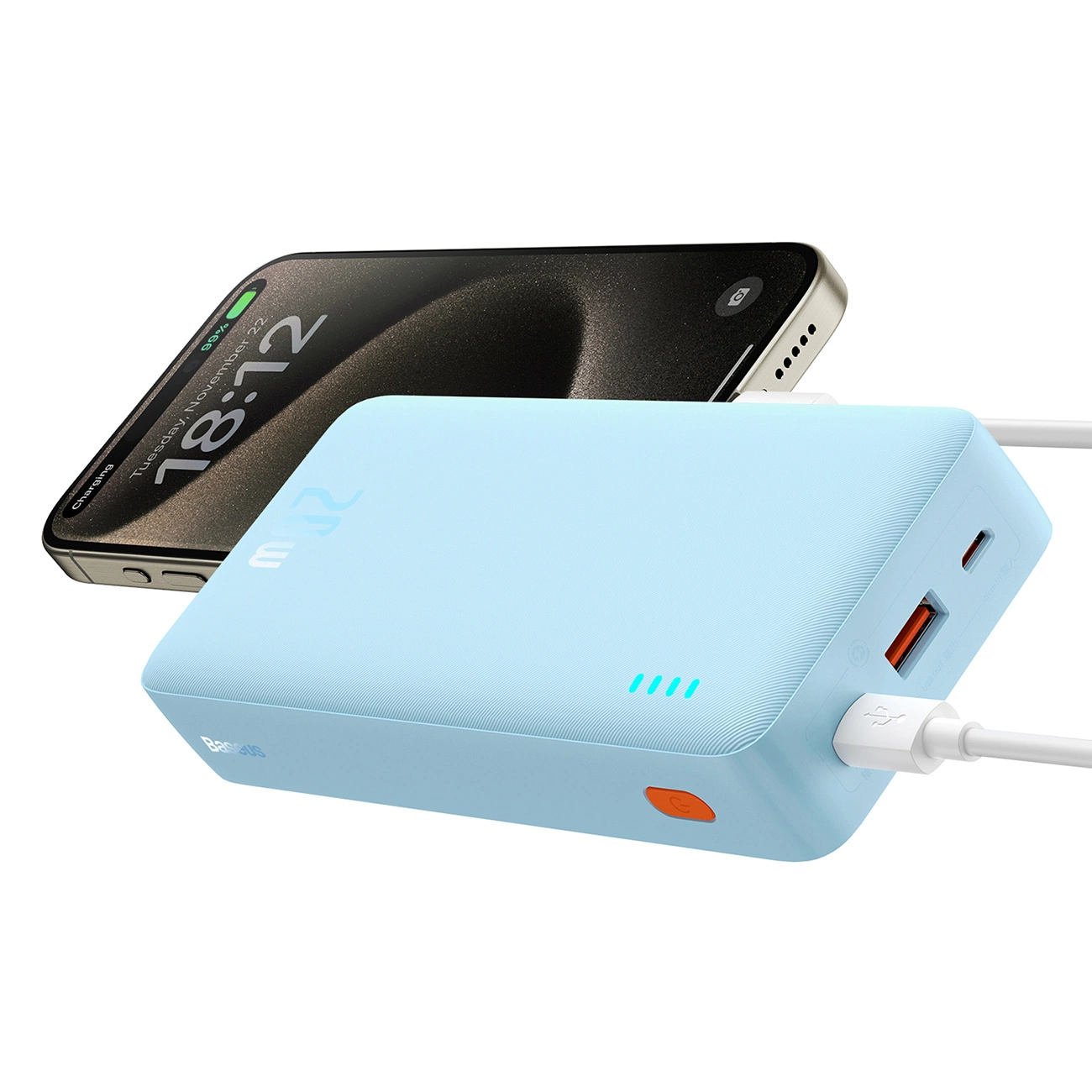 20W + kábel – kék 20W + kábel – kék