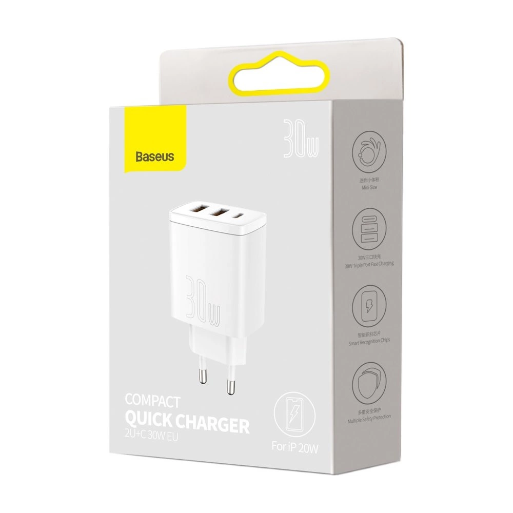 Baseus-Compact-CCXJ-E02-halozati-tolto-2x-USB-A-1x-USB-C-30W-feher-7