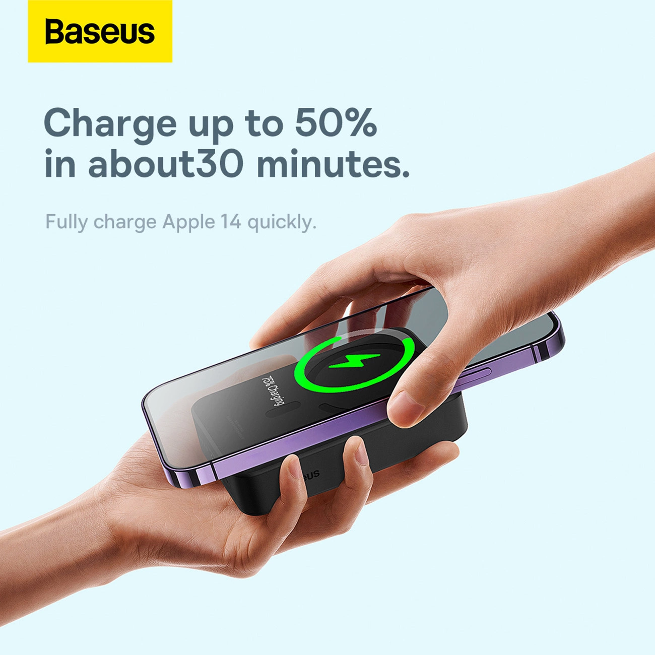 Baseus-Magnetic-Mini-–-powerbank-20000-mAh-MagSafe-20W-kabel-–-fekete-12