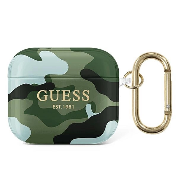 Guess Camo Collection - AirPods 3 tok - zöld