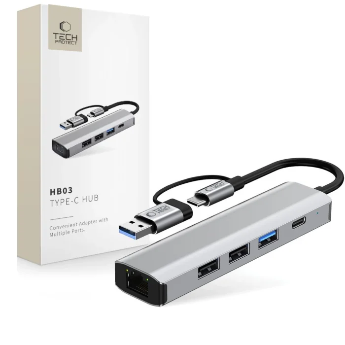 Tech-Protect HB03 – USB-C 5in1 HUB