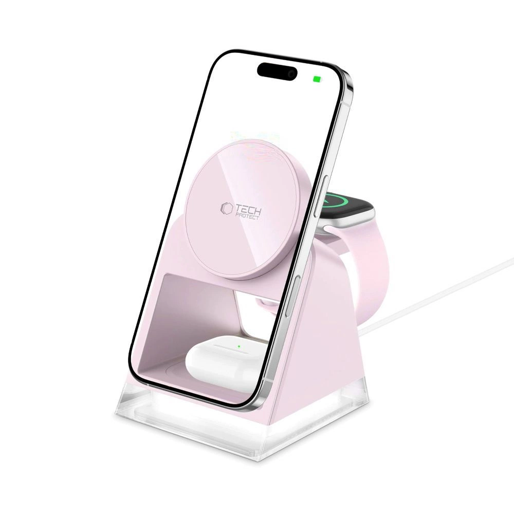 Tech-Protect QI15W-A43 – töltőállomás 3in1 Tech-Protect QI15W-A43 – töltőállomás 3in1