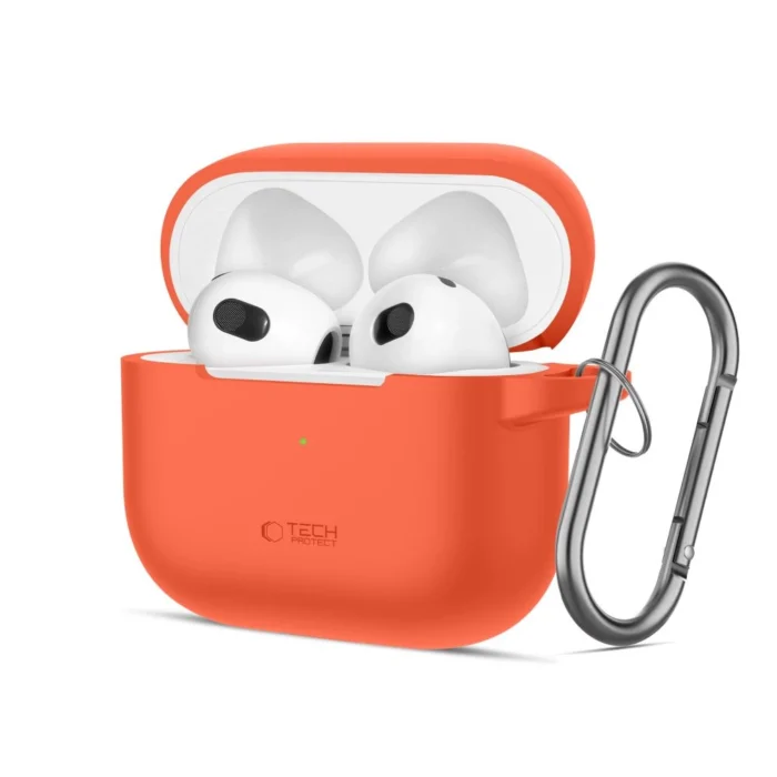 Tech-Protect Silicone - AirPods 3 tok - narancssárga