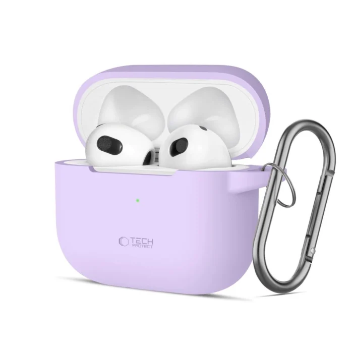 Tech-Protect Silicone - AirPods 3 tok - viola