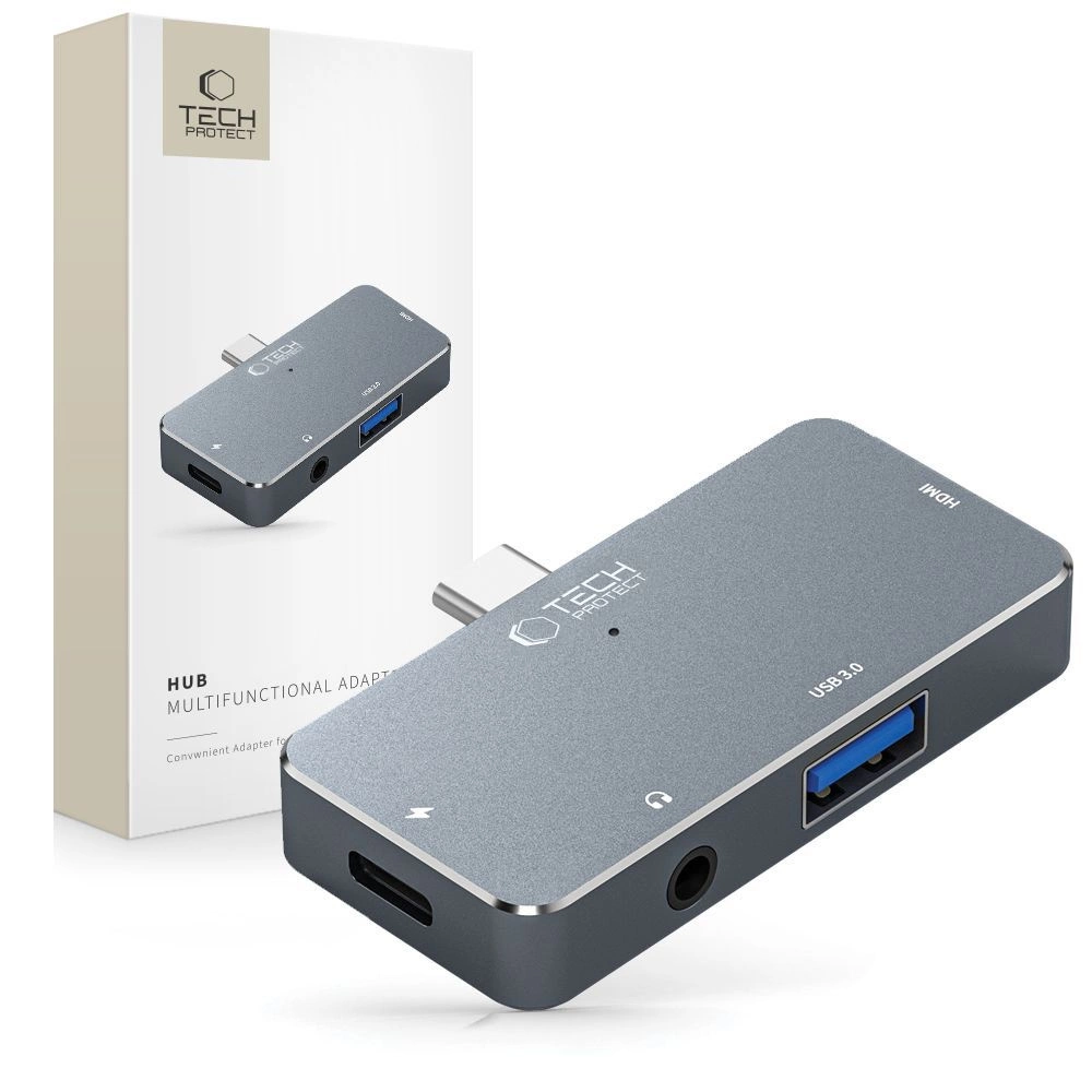 Tech-Protect V6 – USB-C 4in1 HUB Tech-Protect V6 – USB-C 4in1 HUB