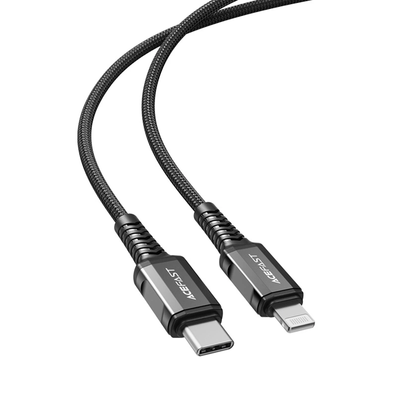 Acefast-C1-01-–-Lightning-–-USB-C-kabel-–-MFi-–-PD-30W-–-3A-–-480Mbs-–-1.2m-–-fekete-1