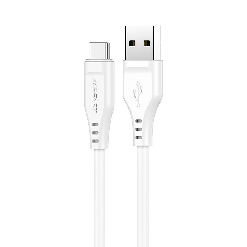 Acefast C3-04 – USB – USB-C kábel – 3A – 1.2m – fehér Acefast C3-04 – USB – USB-C kábel – 3A – 1.2m – fehér