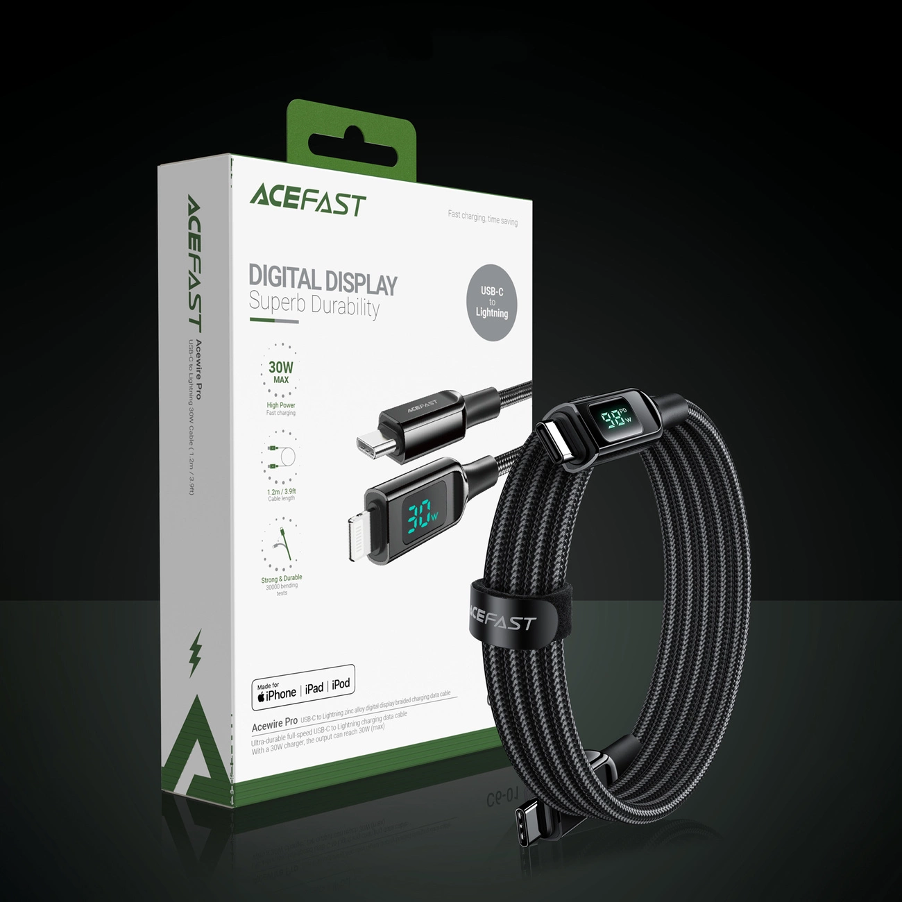 Acefast-C6-03-–-USB-C-–-USB-C-kabel-–-PD-QC-100W-–-5A-–-480Mbs-–-2m-–-fekete-10