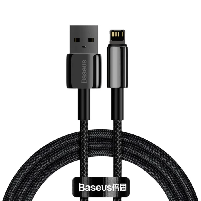 Baseus CALWJ-01 – USB – Lightning – 2.4A – 1m kábel – fekete